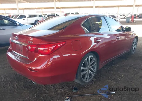 2015 Infiniti Q50 Premium/Sport from USA, damaged, VIN JN1BV7AP6FM343799